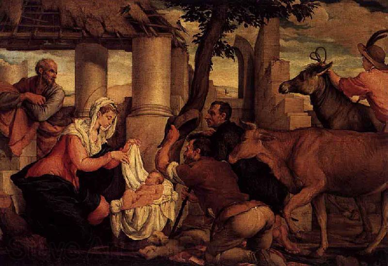 Jacopo Bassano The Adoration of the Shepherds